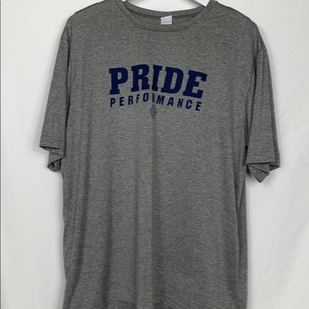 Sport -Tek grey short sleeved tee shirt size Lg